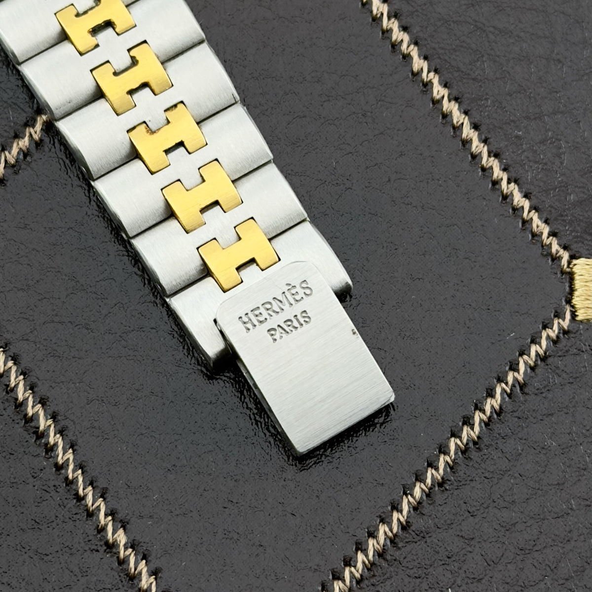 Hermès Profile Combi - Two Tone - Quartz - White Dial - Men's Watch
