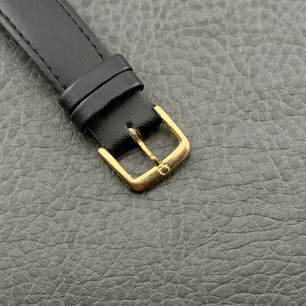 Vintage 1994 Omega De Ville Quartz - Gold Dial - Ref 196.2432