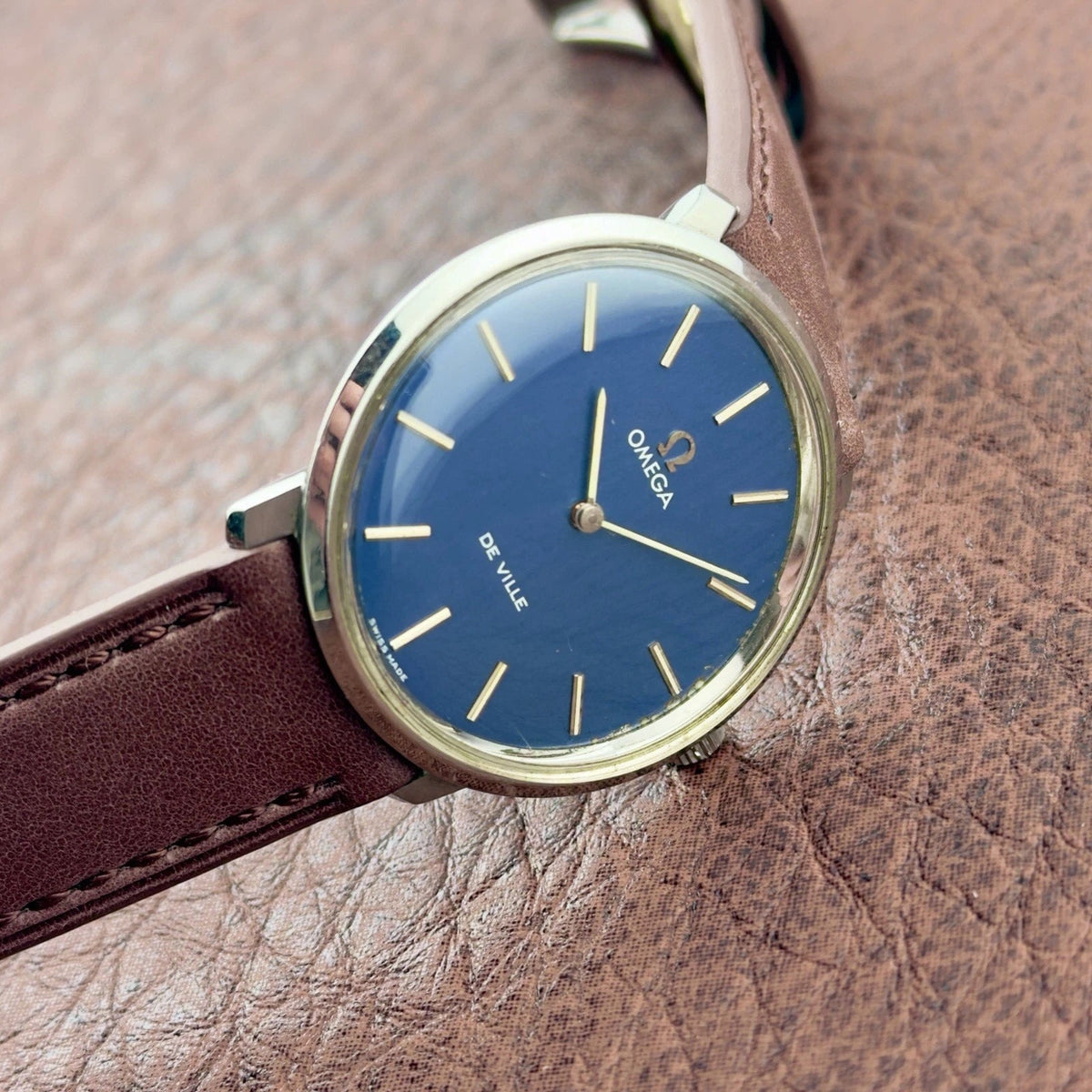 Vintage Omega De Ville - Stunning Blue Dial - Manual Wound - Men’s Watch