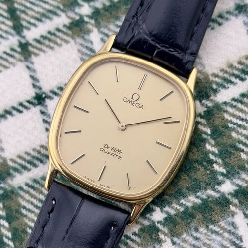 Vintage 1980’s Omega De Ville - Gold Dial - Quartz - Ref 191.0132