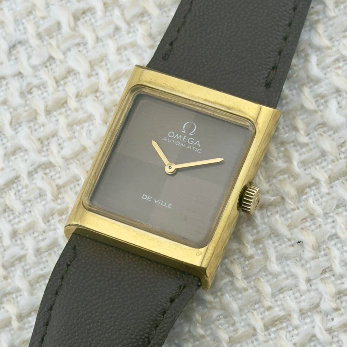 Vintage 1970’s Omega De Ville - Brown Checker Dial - Ref 551.0069