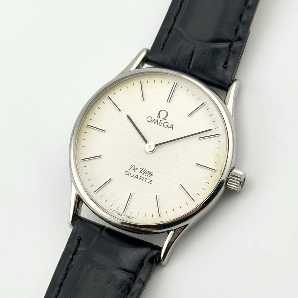 Vintage 1978 Omega De Ville - White Dial - Quartz - Ref 191.0072