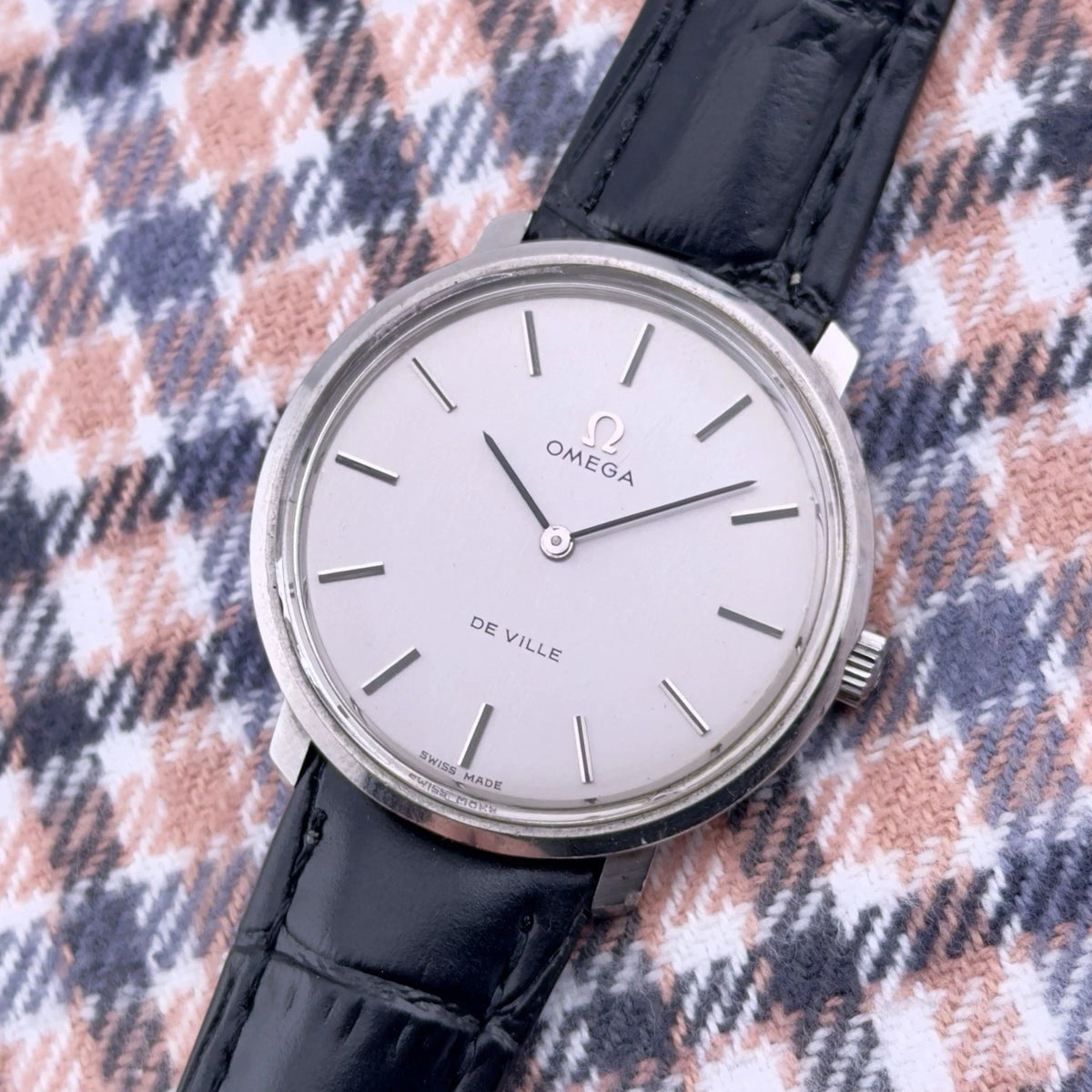Vintage 1970s Omega De Ville - Silver Dial - Ref 111.0107