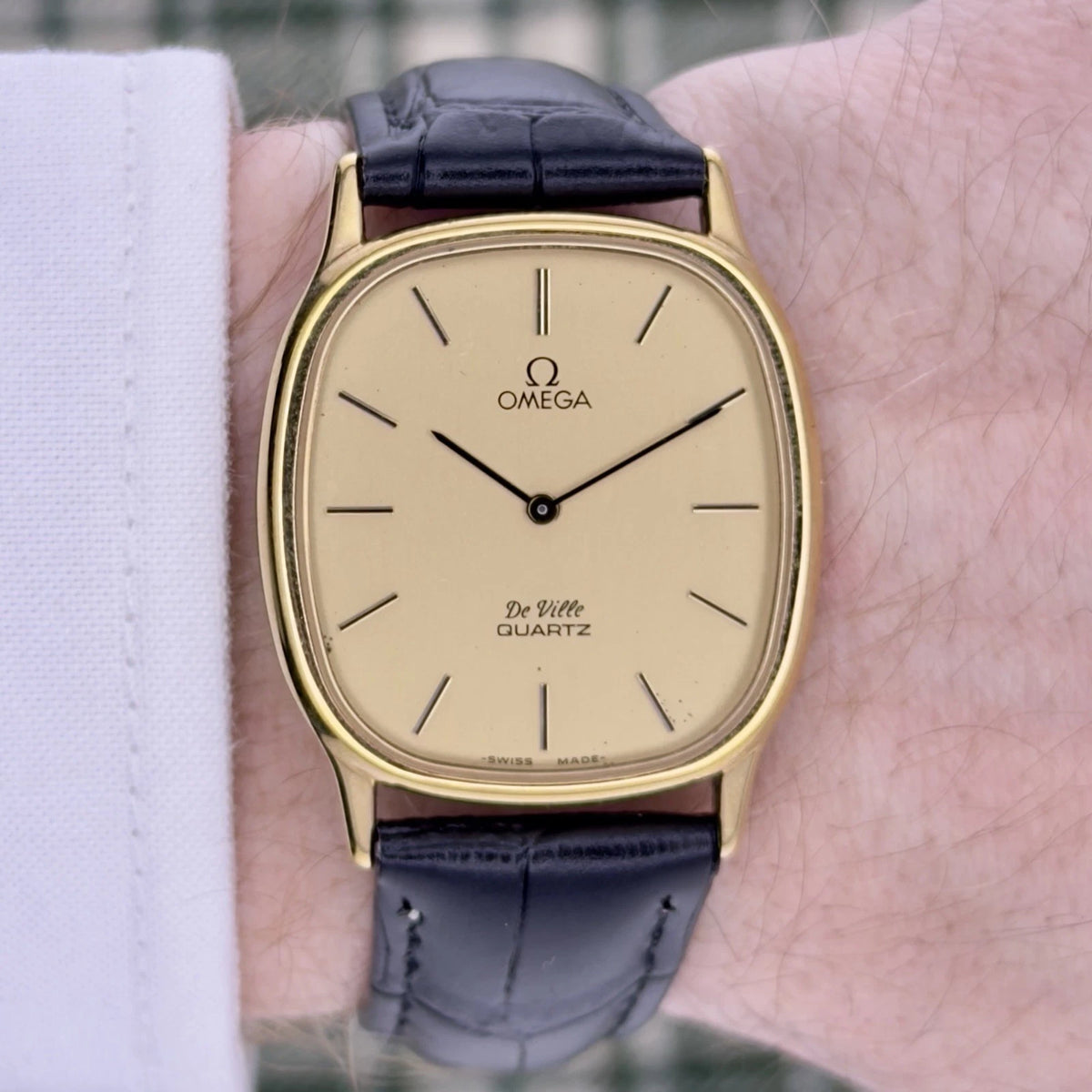 Vintage 1980’s Omega De Ville - Gold Dial - Quartz - Ref 191.0132