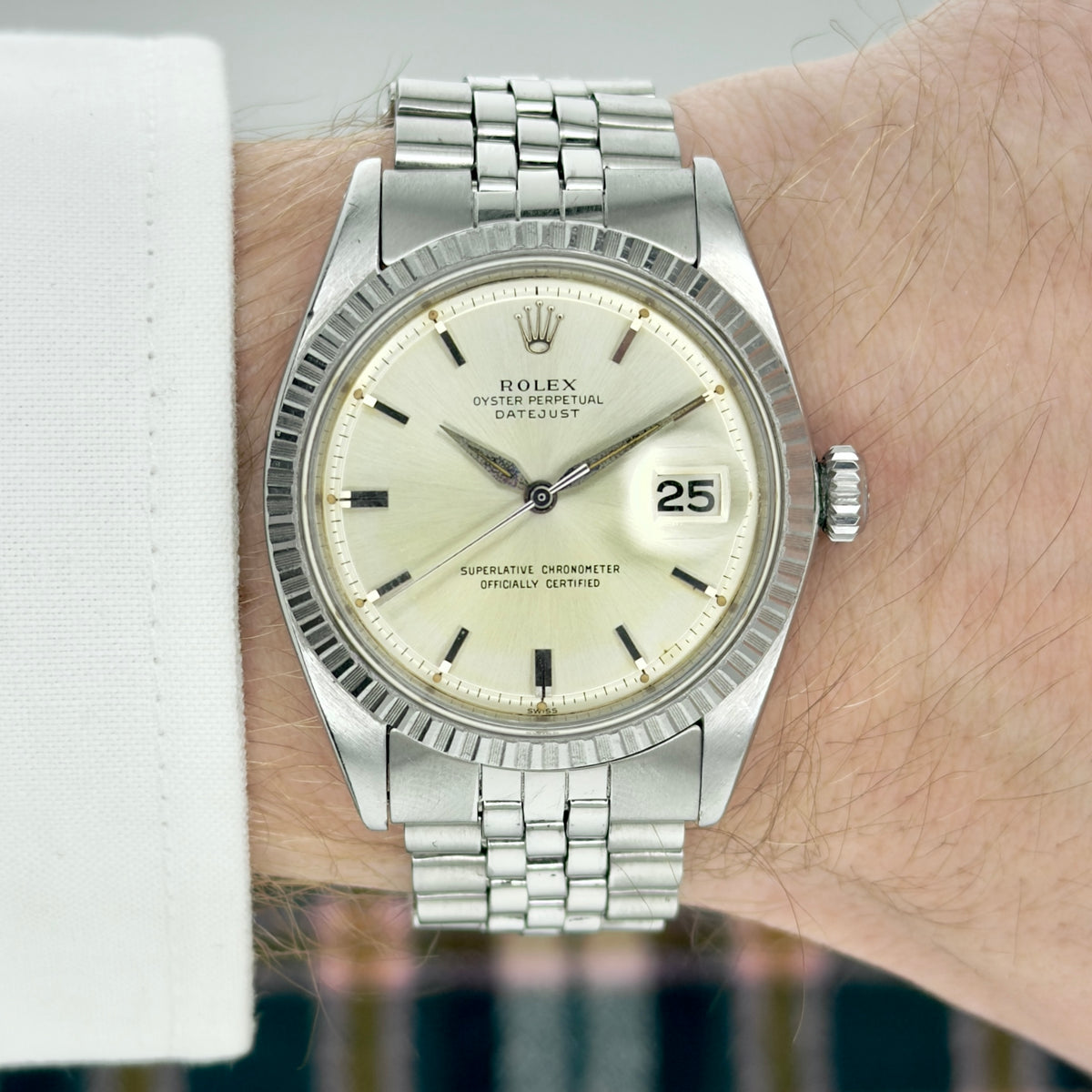 1963 Rolex Datejust - Ref 1601 - Sword Hands - Jubilee Bracelet