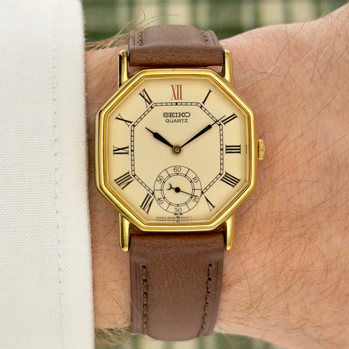 1980s Seiko Octagon - Roman Numeral Dial - Small Seconds