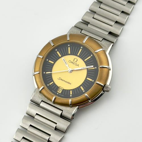 Vintage Omega Seamaster Dynamic Ammonite Gold - Quartz