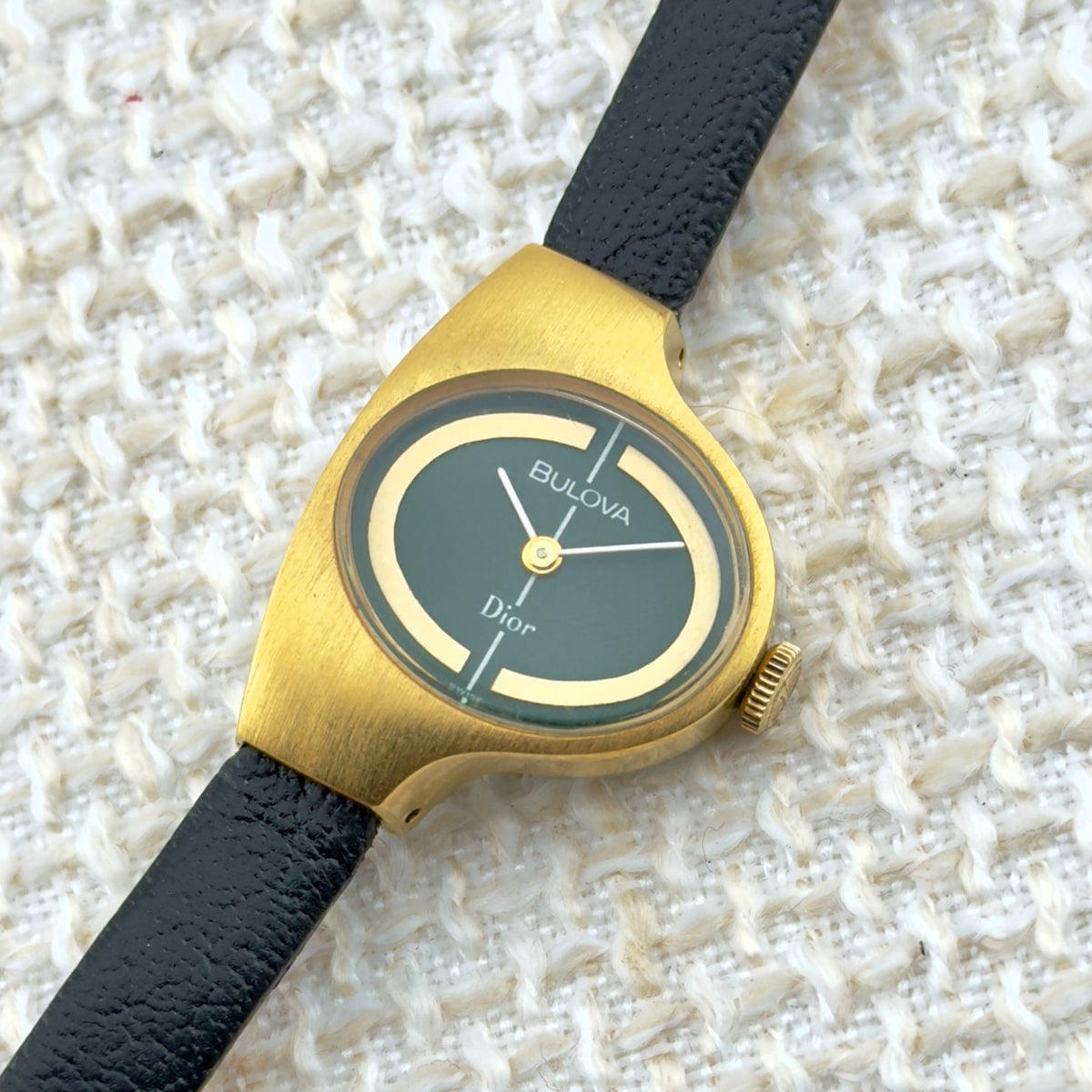 1972 Bulova x Christian Dior - Green Dial - Ladies Watch