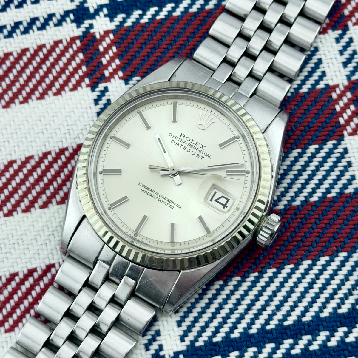 1971 Rolex Datejust - Ref 1601 - White Gold Bezel - Jubilee Bracelet