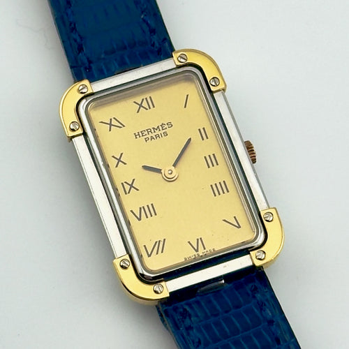 Hermes Croisiere - Ref CR1.240 - Quartz - Gold Dial - With Papers