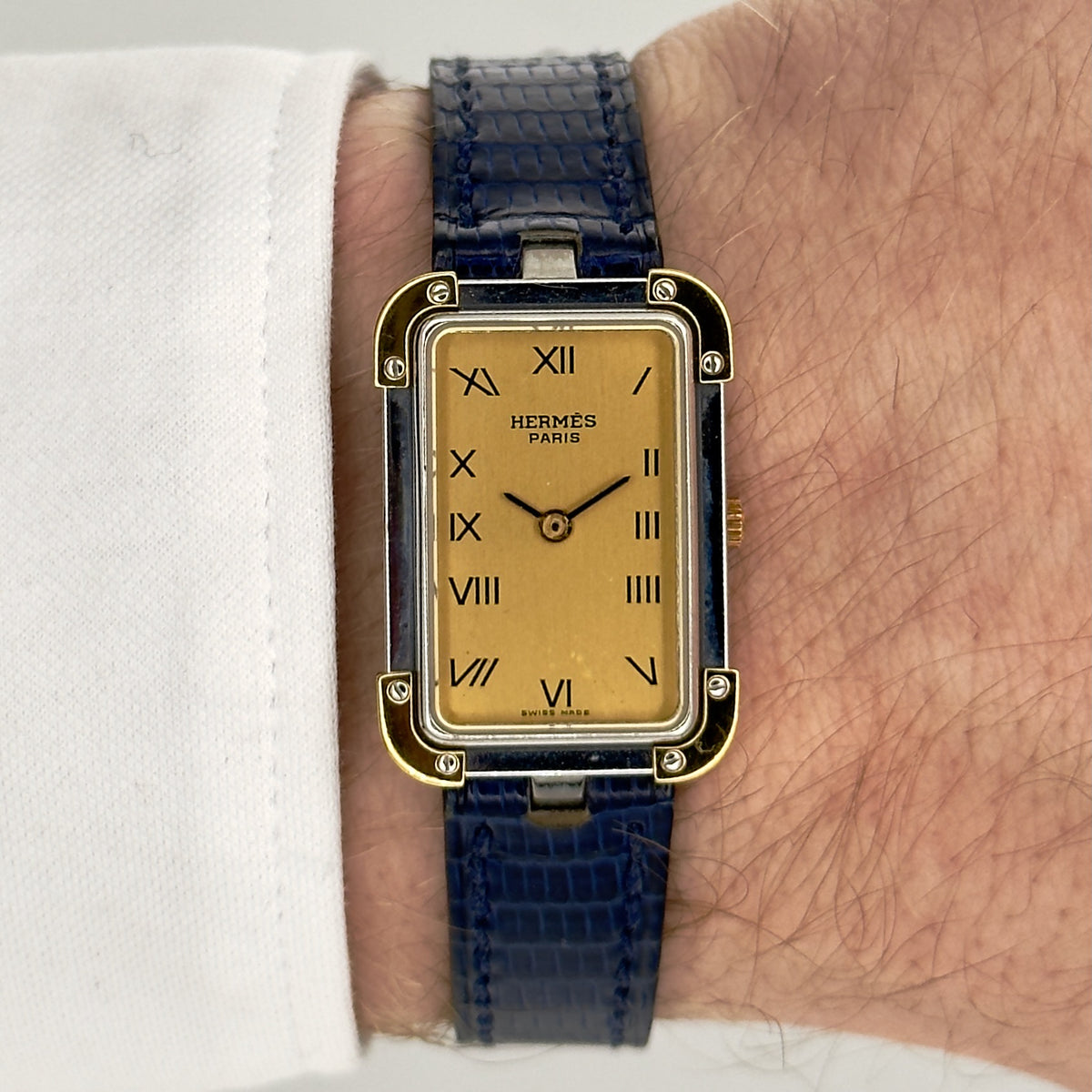 Hermes Croisiere - Ref CR1.240 - Quartz - Gold Dial - With Papers