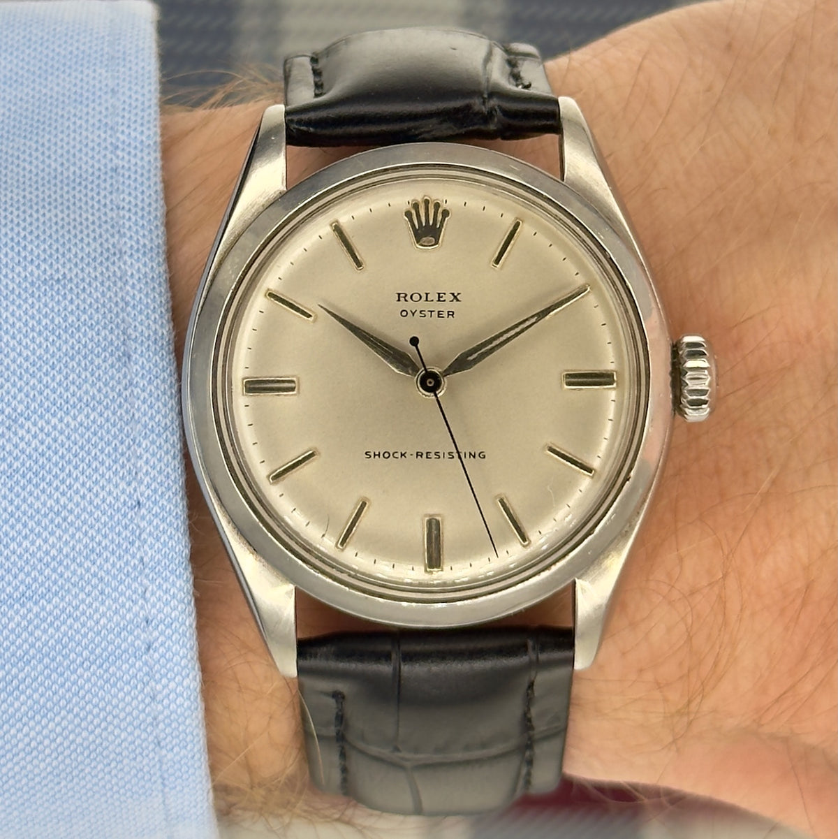 Vintage 1956 Rolex Oyster - Ref. 6480 - 34mm - Manual Wound - Men’s Watch