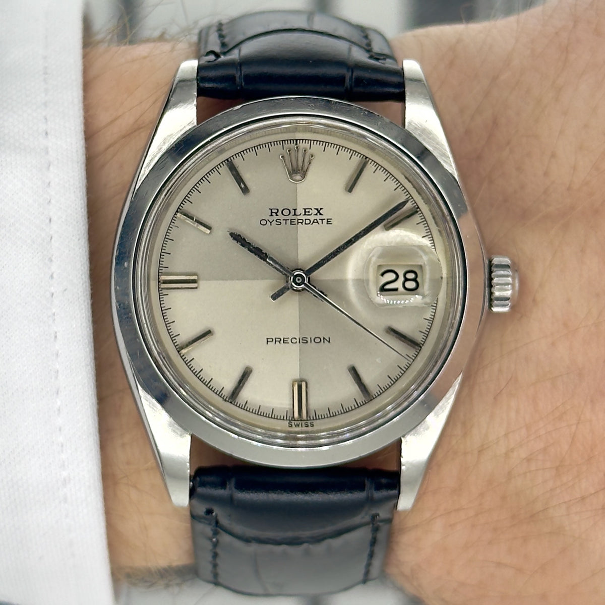 Vintage 1970 Rolex Oysterdate - Ref. 6694 - Manual - 34mm - Men’s Watch