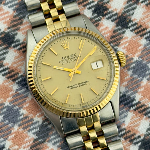 Vintage 1970 Rolex Datejust - Ref. 1601 - 36mm - Two Tone Jubilee - Men’s Watch