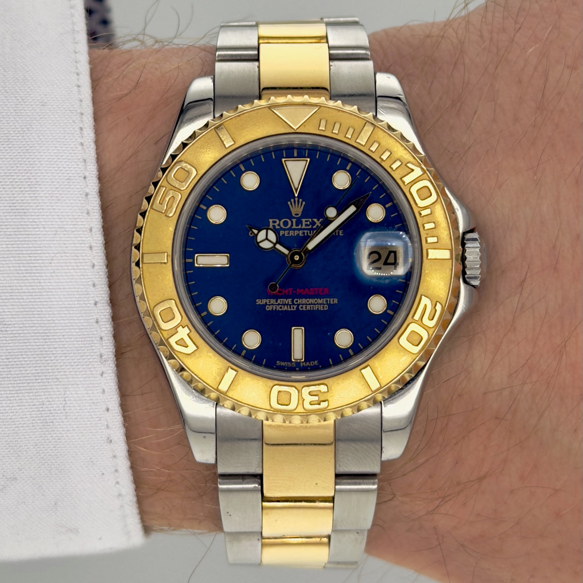 Rolex Yachtmaster - Blue Dial - Two Tone - Ref 68623