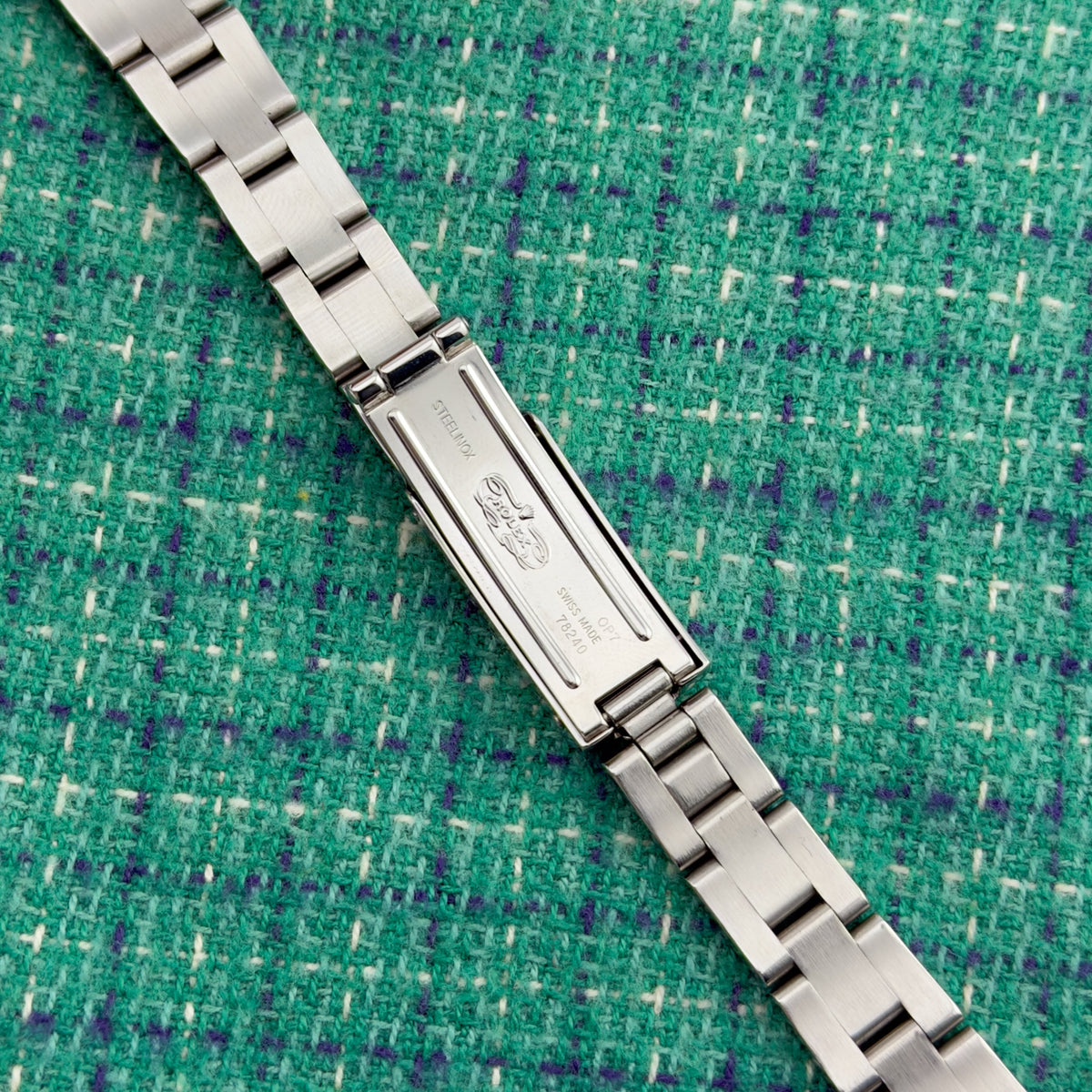 Rolex Oyster Perpetual - Ref. 76080 - 24mm - Blue Dial - Ladies Watch