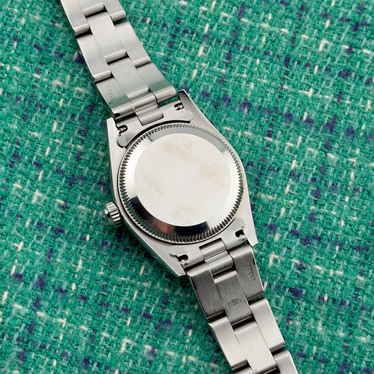 Rolex Oyster Perpetual - Ref. 76080 - 24mm - Blue Dial - Ladies Watch