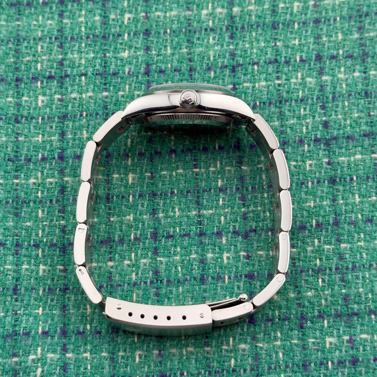 Rolex Oyster Perpetual - Ref. 76080 - 24mm - Blue Dial - Ladies Watch