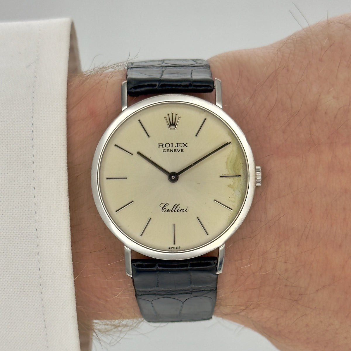 Vintage 1990s Rolex Cellini - Ref 4112 - With Papers - 18k White Gold