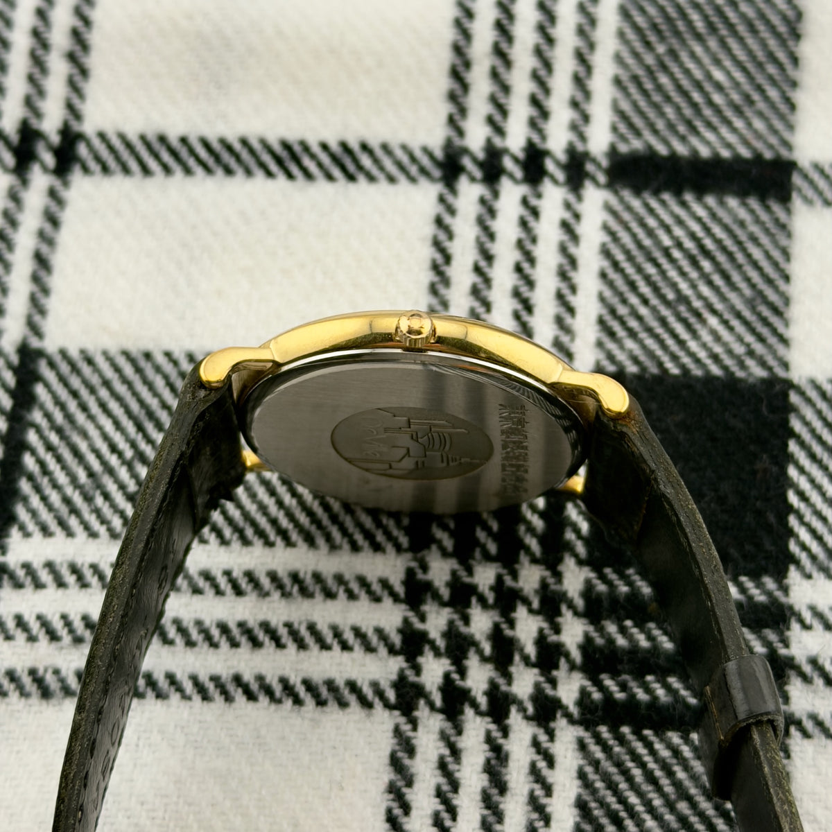 Vintage 1990s Omega De Ville Quartz - Gold Dial - Ref 196.2432