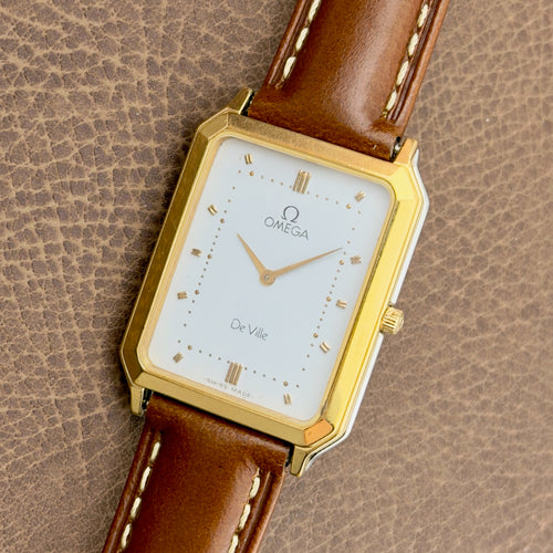 Vintage 1980s Omega De Ville Quartz - Tank