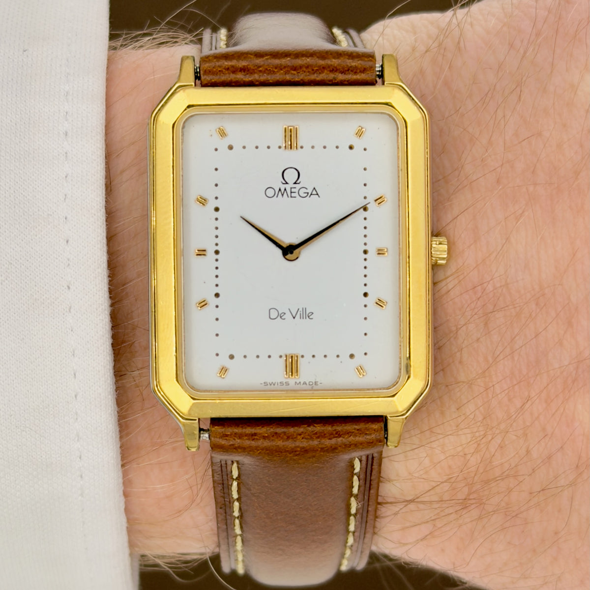 Vintage 1980s Omega De Ville Quartz - Tank