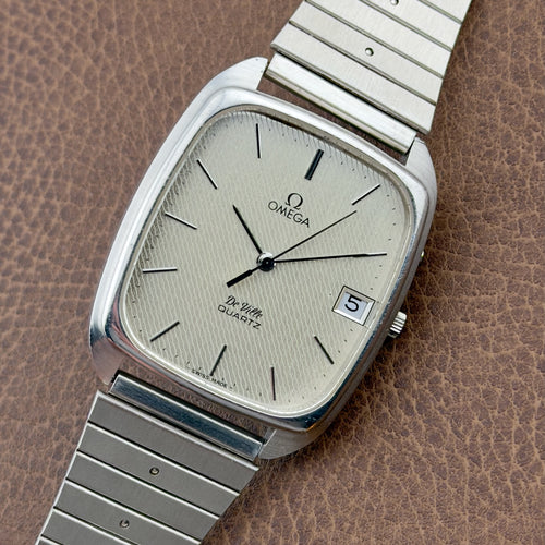 Vintage 1970s Omega De Ville Quartz - Pattern Dial - Ref 192.0042 - Men’s Watch