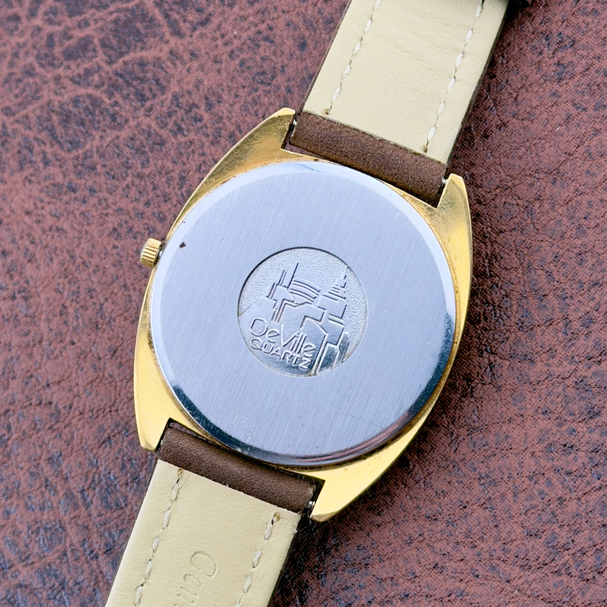 Vintage 1979 Omega De Ville Quartz- Two Tone Dial - Ref 196.0144 - Men’s Watch
