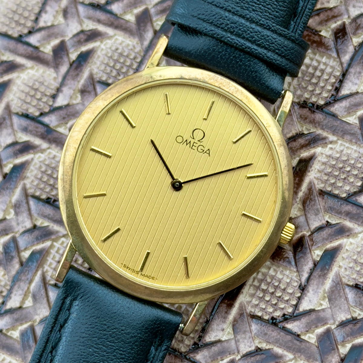 Vintage 1990’s Omega De Ville - Striped Dial - Ref 195.0075.2 - Men’s Watch