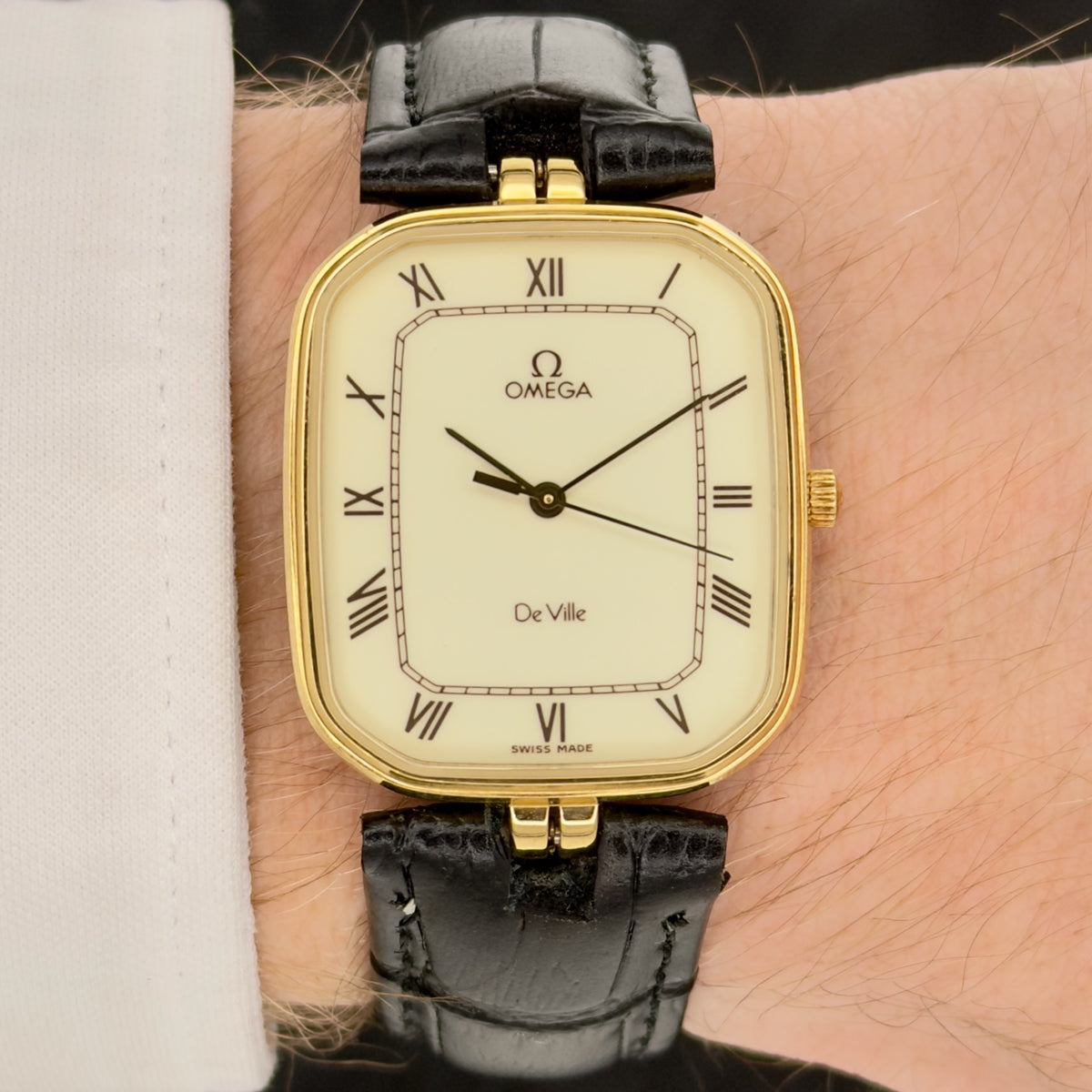 Vintage 1980’s Omega De Ville Tank - Quartz - Ref 195.0030 - Men’s Watch