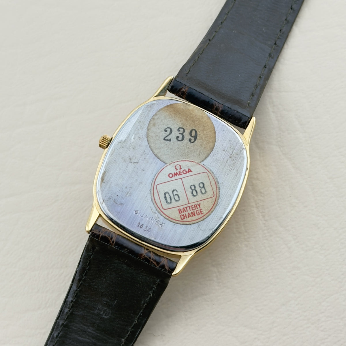 Vintage 1980’s Omega De Ville - Gold Dial - Quartz - Ref.191.0220 - Men’s Watch