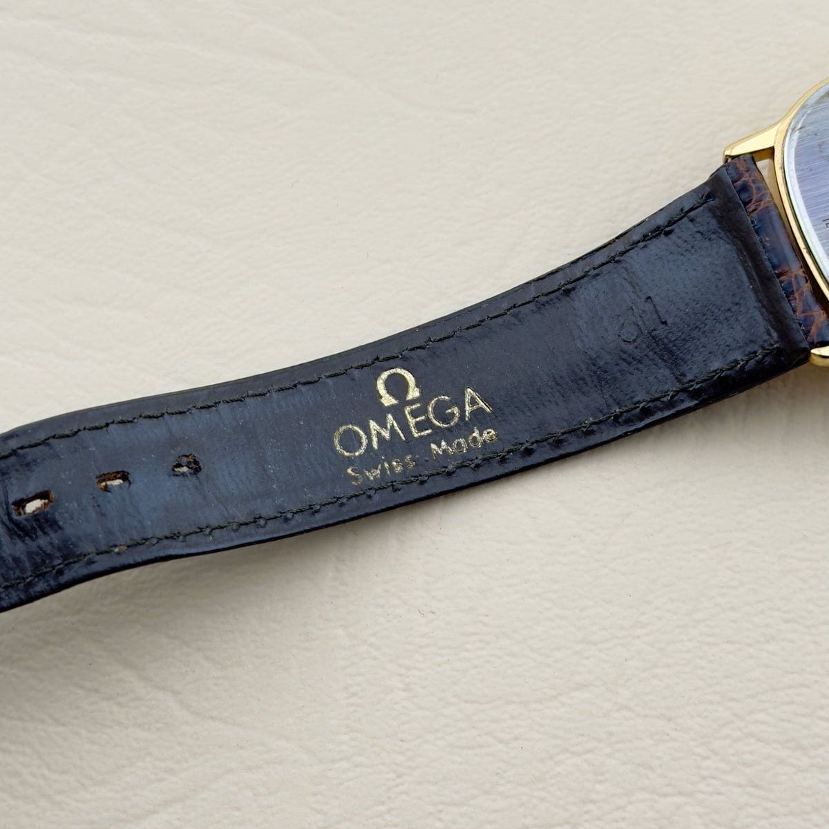 Vintage 1980’s Omega De Ville - Gold Dial - Quartz - Ref.191.0220 - Men’s Watch