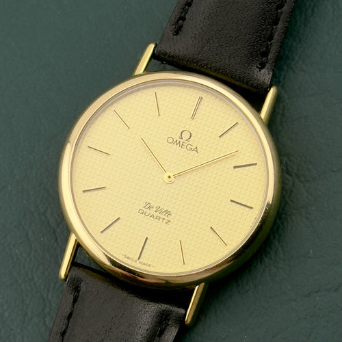 Vintage 1980’s Omega De Ville - Waffle Dial - Quartz - 191.0092 - Men’s Watch