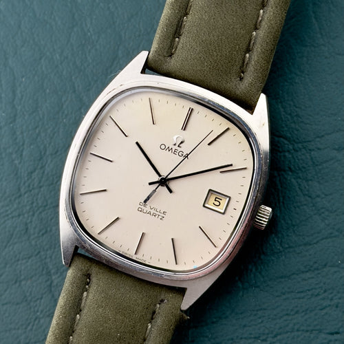 Vintage 1970s Omega De Ville - Silver Dial - Quartz - Ref 192.0034 - Men’s Watch