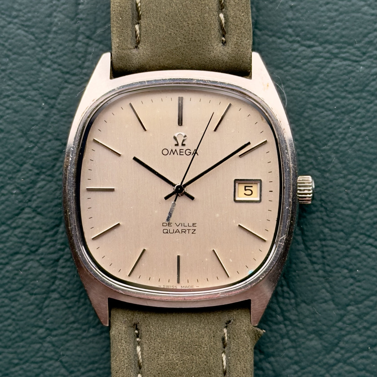 Vintage 1970s Omega De Ville - Silver Dial - Quartz - Ref 192.0034 - Men’s Watch
