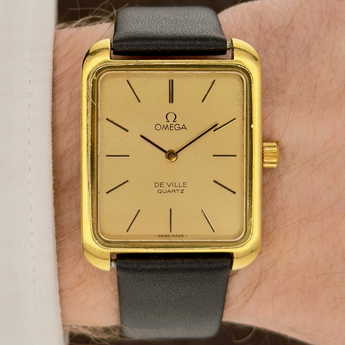 1977 Omega De Ville Quartz - Tank - Ref 191.0049 - Men’s Watch