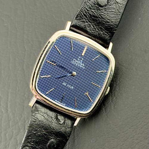 Vintage 1970’s Omega De Ville Automatic - Rare Blue Hobnail Dial - Men’s Watch