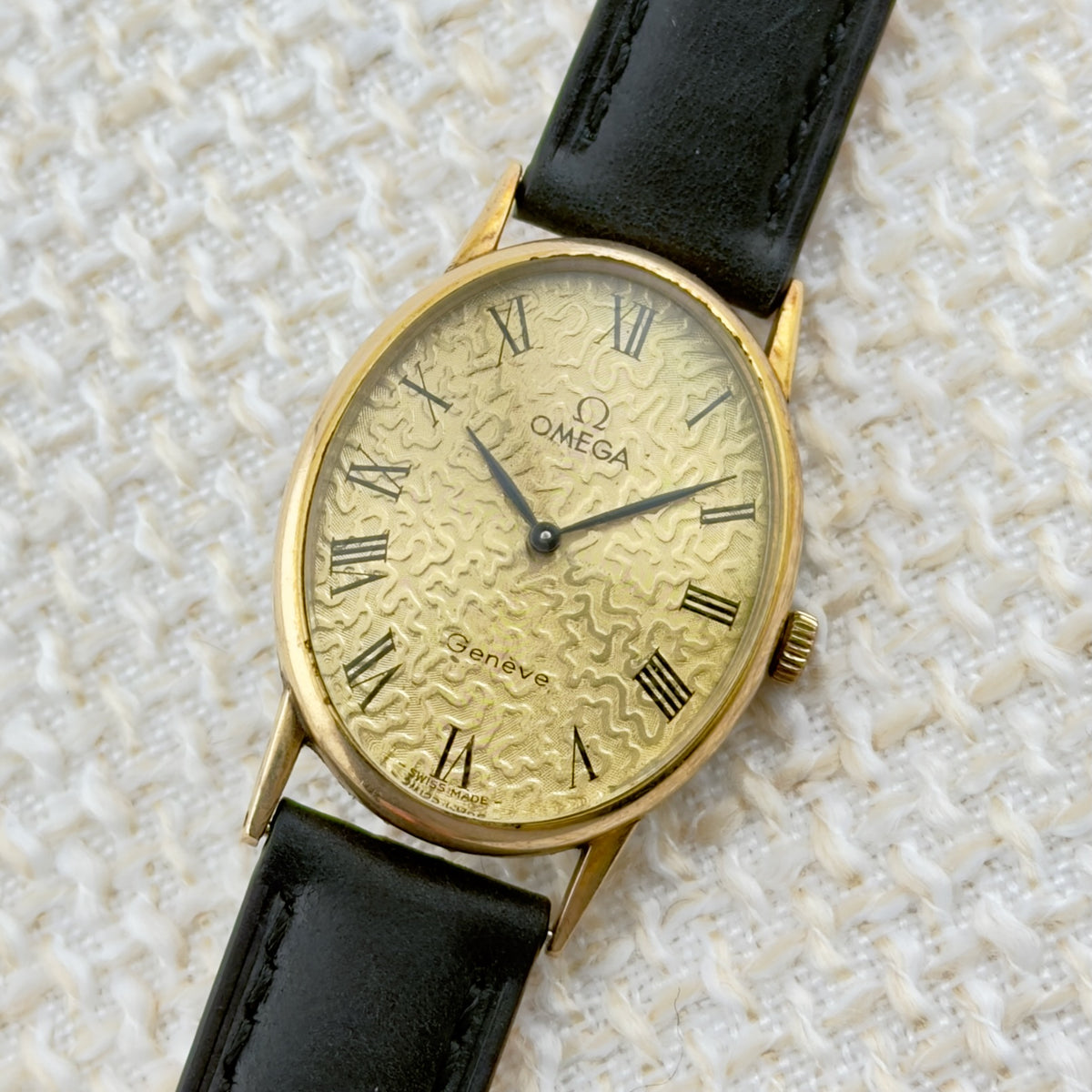 Vintage 1970s Omega Geneve - Guillochè Dial - Manual - Ref 511.416 - Men’s Watch
