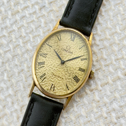 Vintage 1970s Omega Geneve - Guillochè Dial - Manual - Ref 511.416 - Men’s Watch