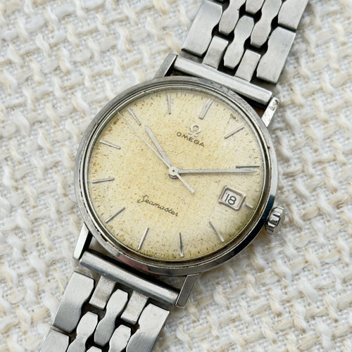 Vintage Omega Seamaster Date - Beautiful Patina Dial - Manual - Men’s Watch