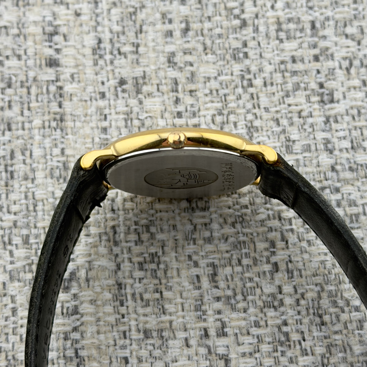 Vintage 1990s Omega De Ville Quartz - Gold Dial - Ref 196.2432