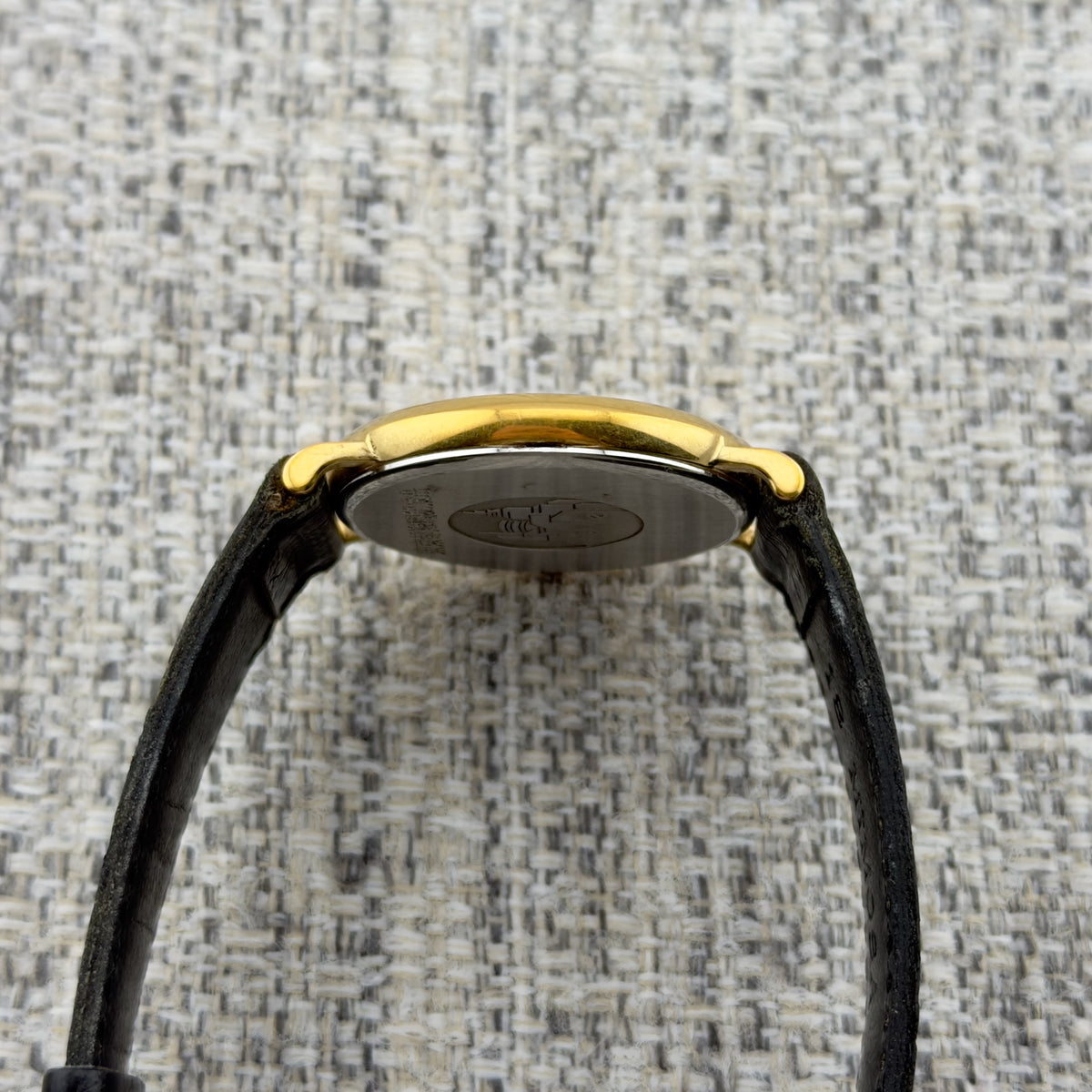 Vintage 1990s Omega De Ville Quartz - Gold Dial - Ref 196.2432