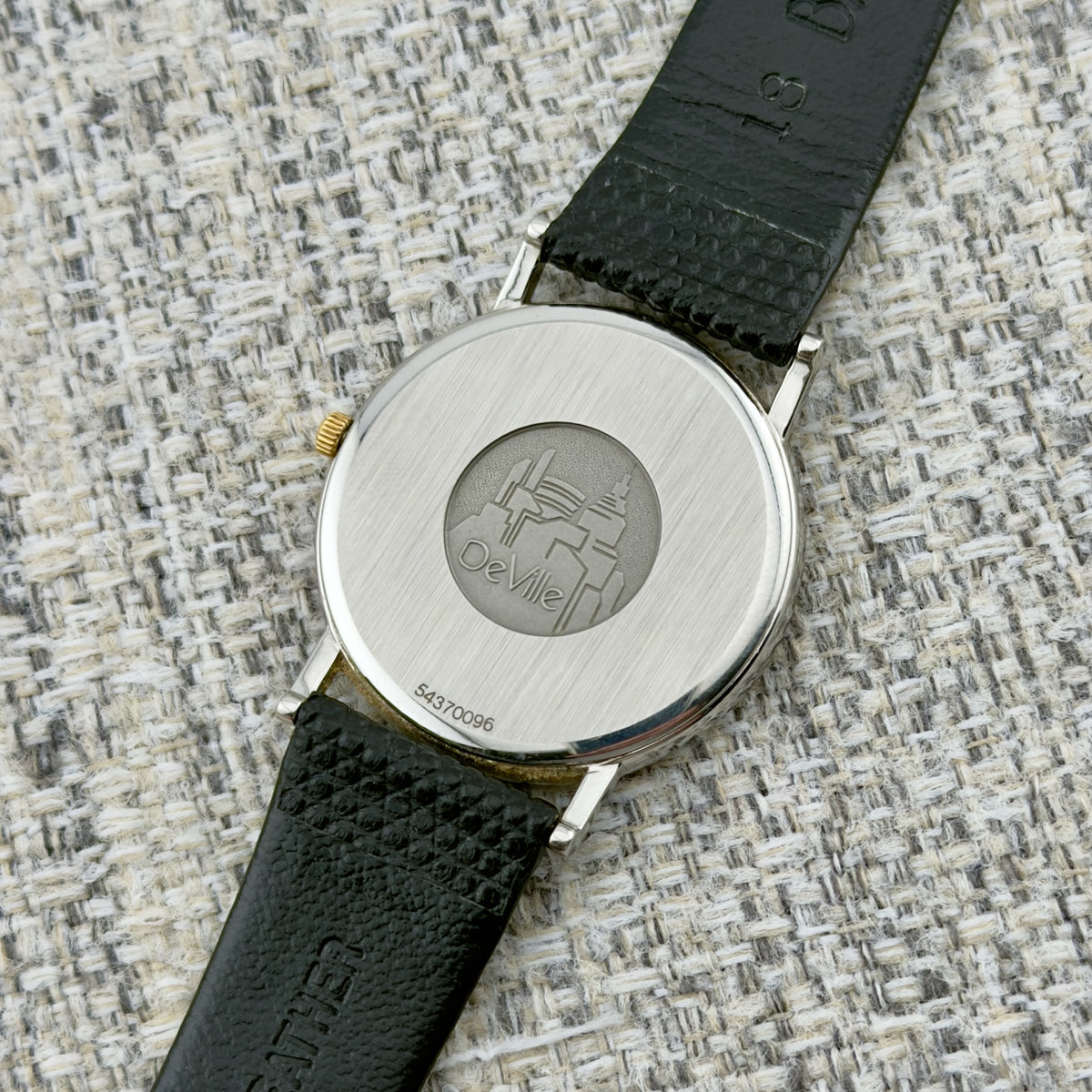 Vintage 1990s Omega De Ville Quartz - Gold Dial - Ref 196.2432