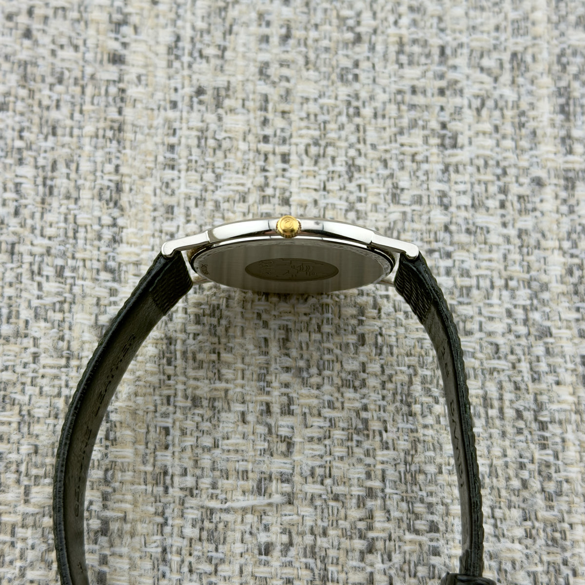 Vintage 1990s Omega De Ville Quartz - Gold Dial - Ref 196.2432