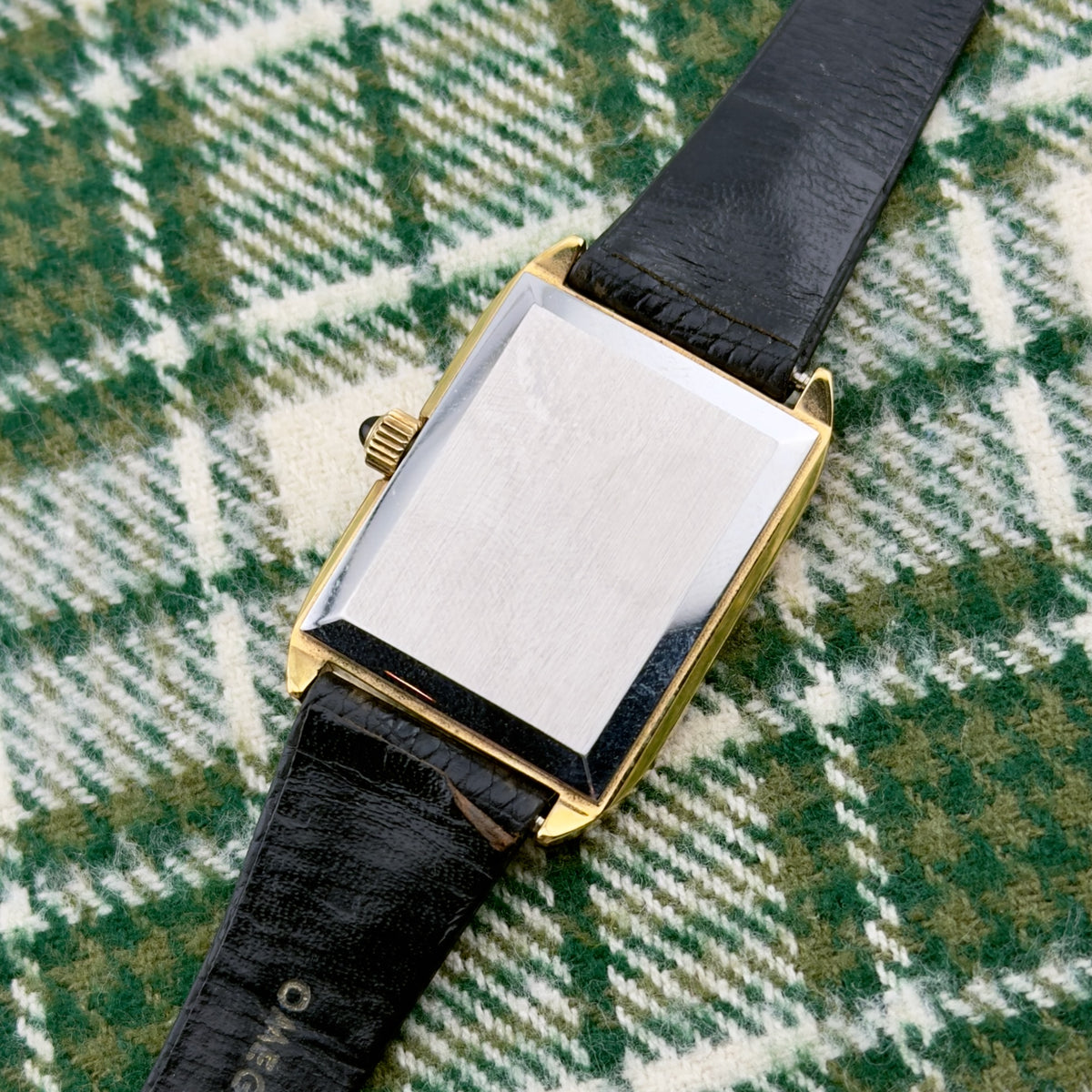 1980s Omega De Ville Tank - Gold Dial - Original Box and Buckle