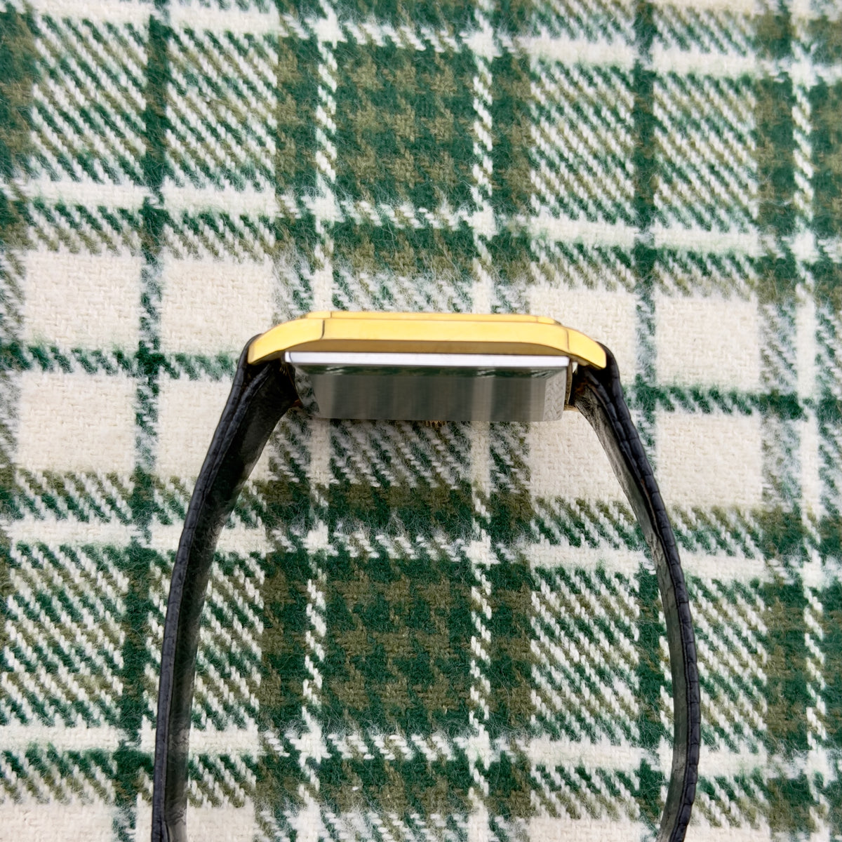 1980s Omega De Ville Tank - Gold Dial - Original Box and Buckle