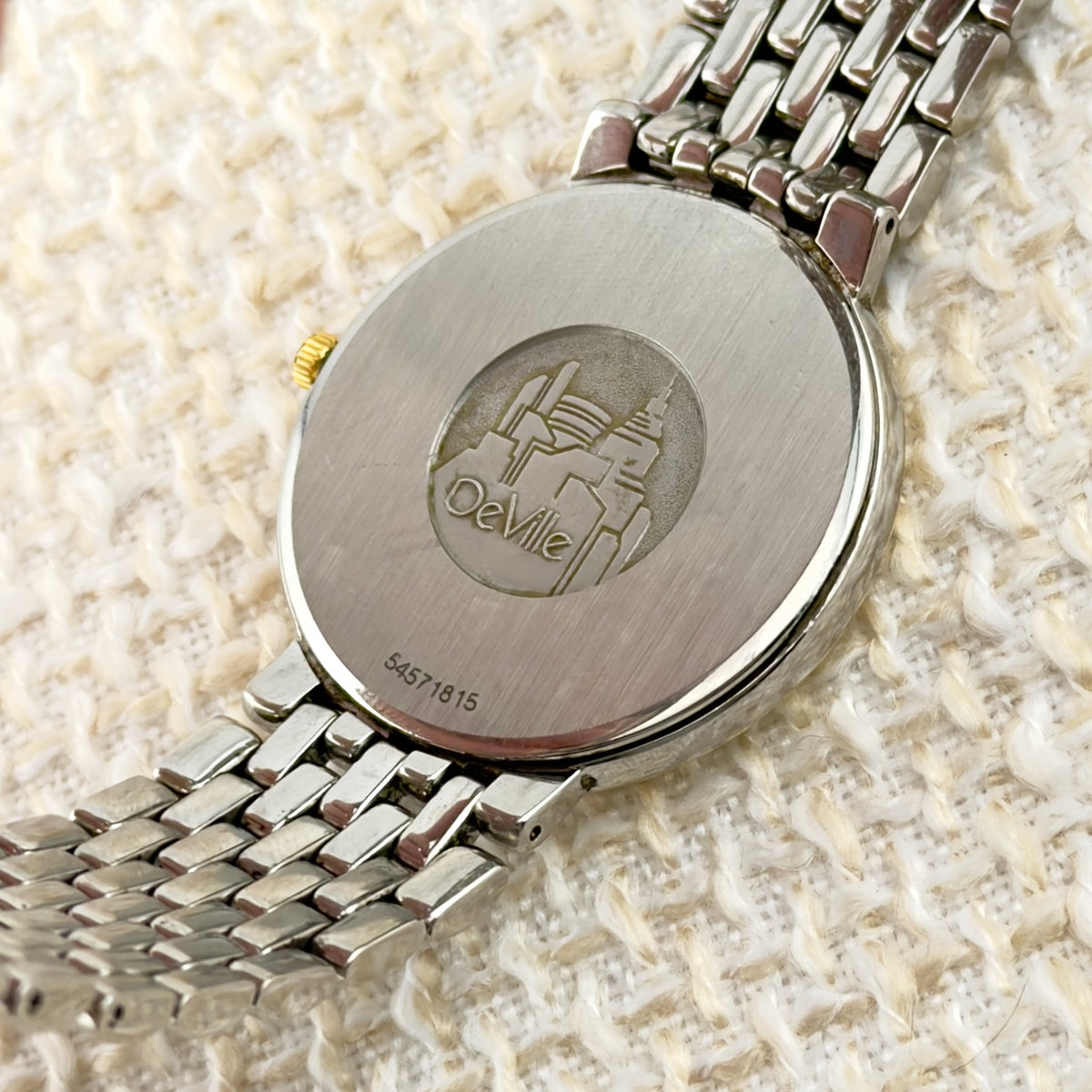 1990s Omega De Ville Quartz - Two Tone - Stainless Steel Bracelet