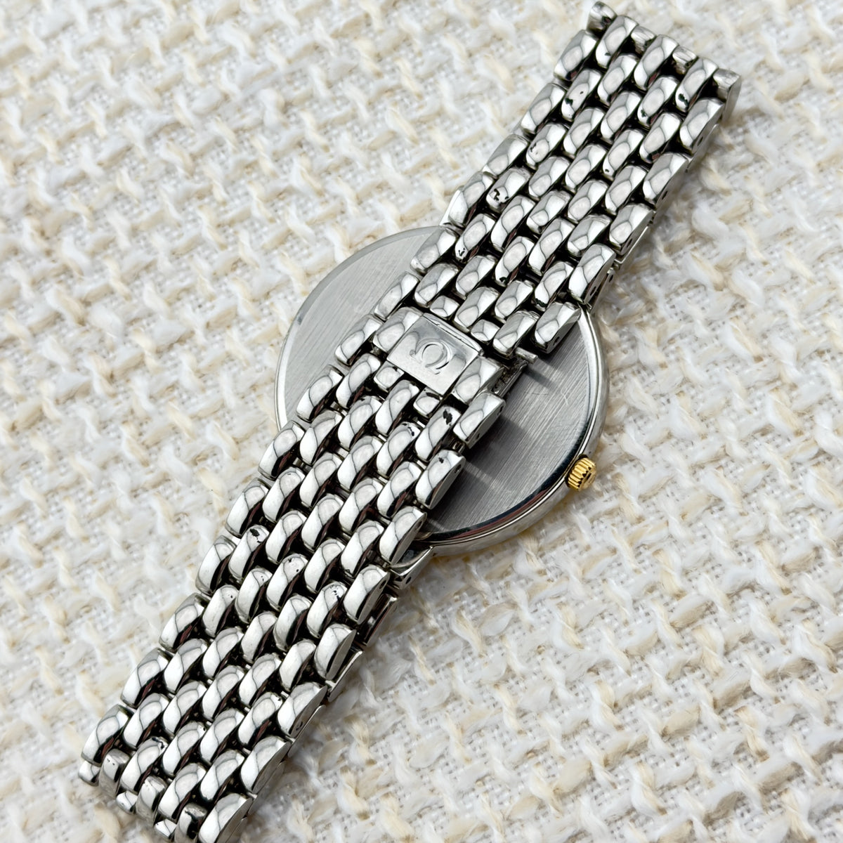 1990s Omega De Ville Quartz - Two Tone - Stainless Steel Bracelet