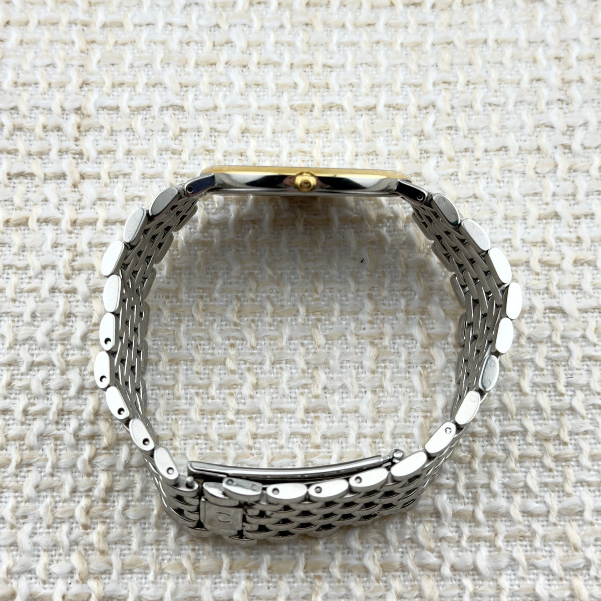 1990s Omega De Ville Quartz - Two Tone - Stainless Steel Bracelet