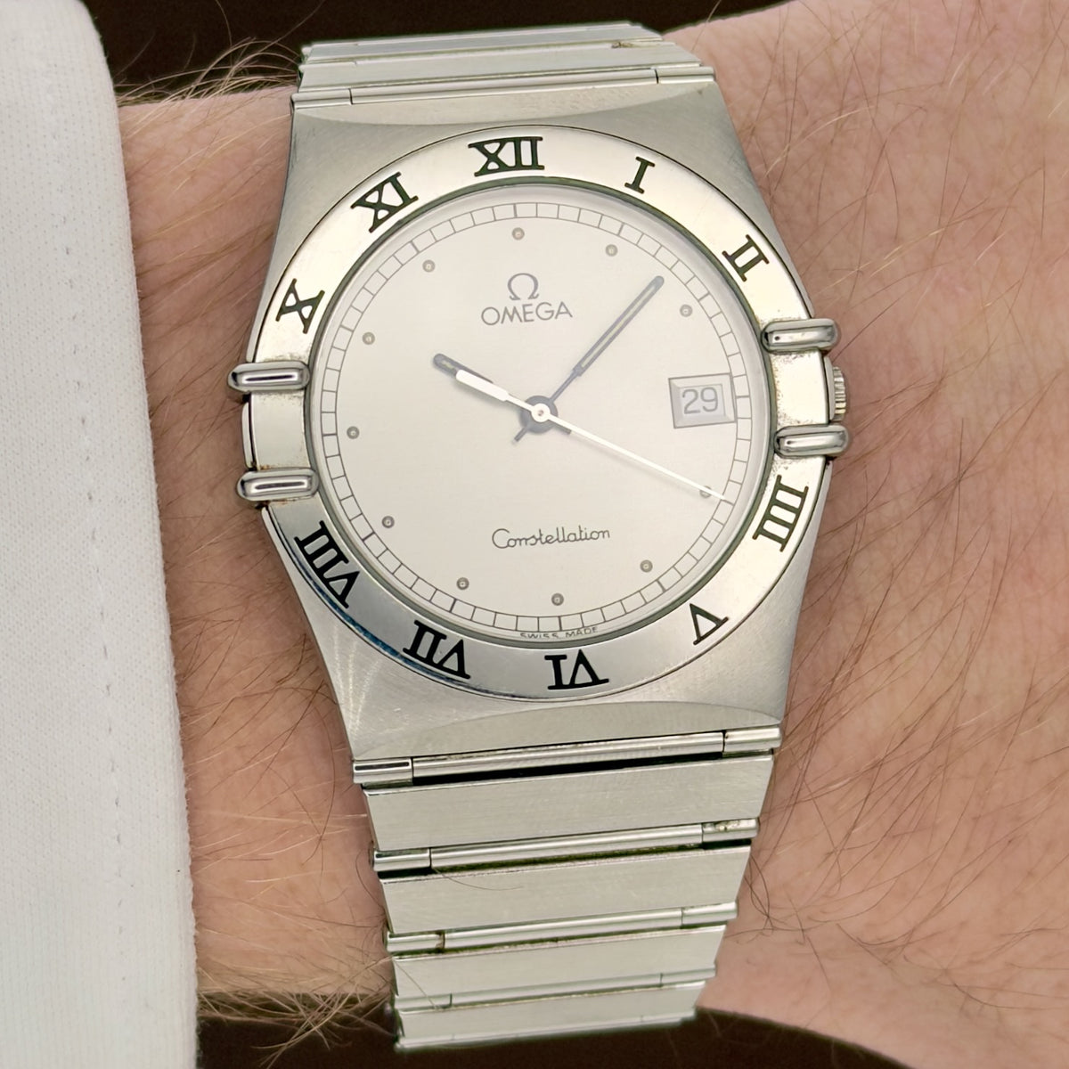 Omega Constellation Manhattan - White Dial - 34mm - Ref 396.1070 - Men’s Watch